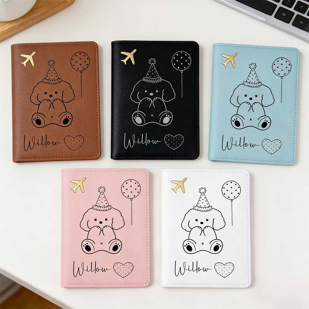 Travel Accessories Best - Capa de Passaporte Personalizada com Nome,