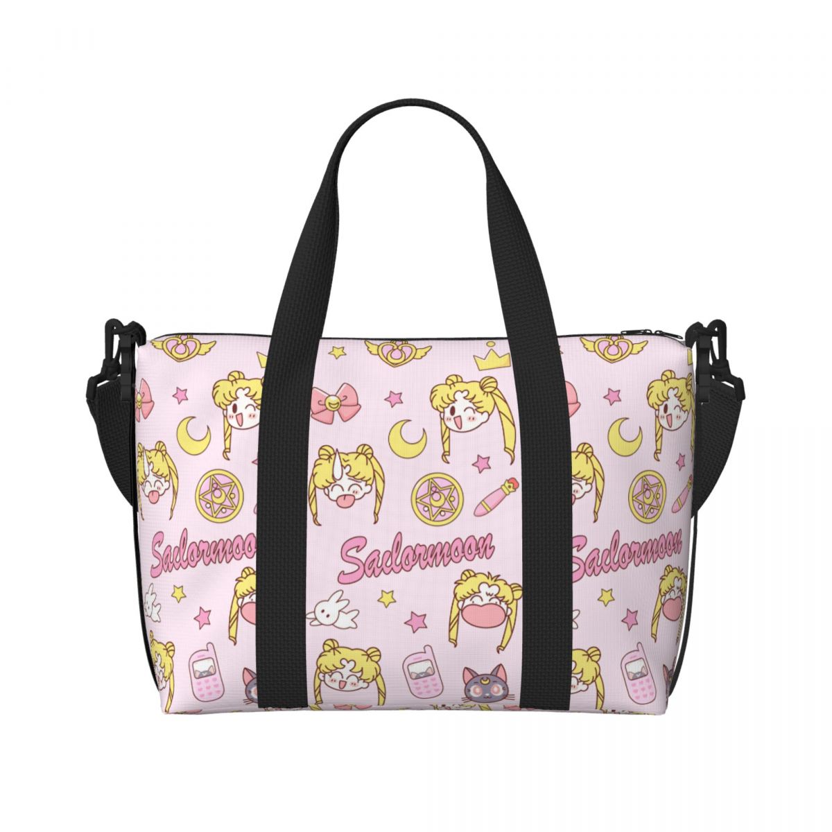 Travel Accessories Shops - Bolsa de Praia Personalizada S-Sailors Moons