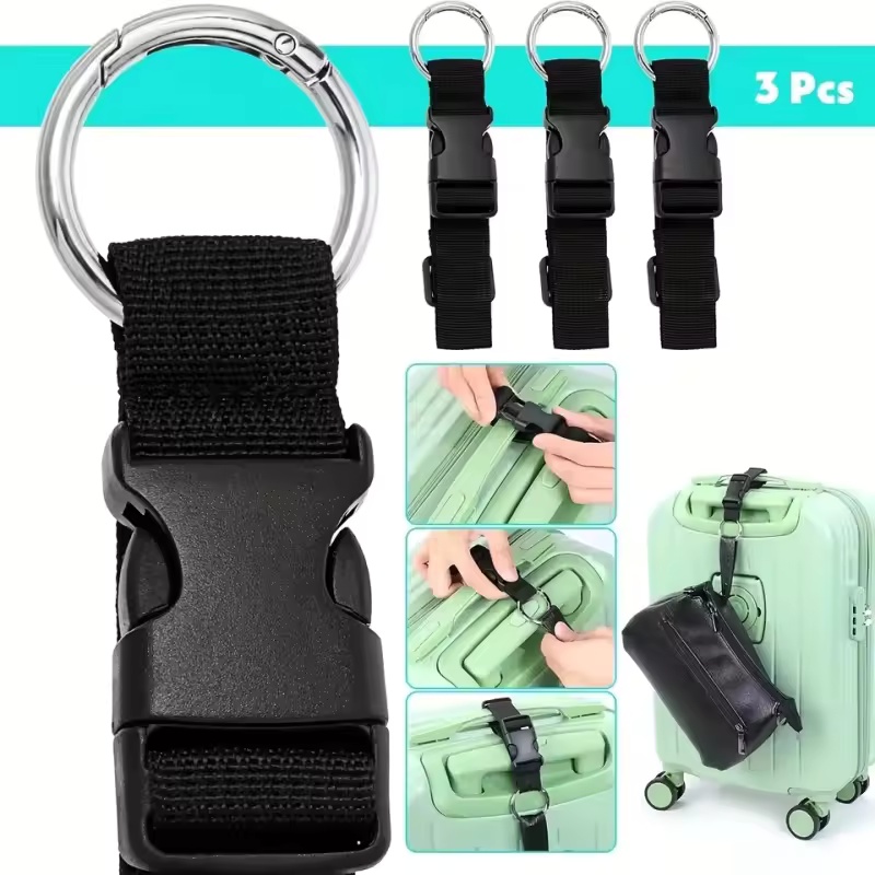 Travel Accessories Luggage Straps - Alça de Bagagem Fixa para Viagem,