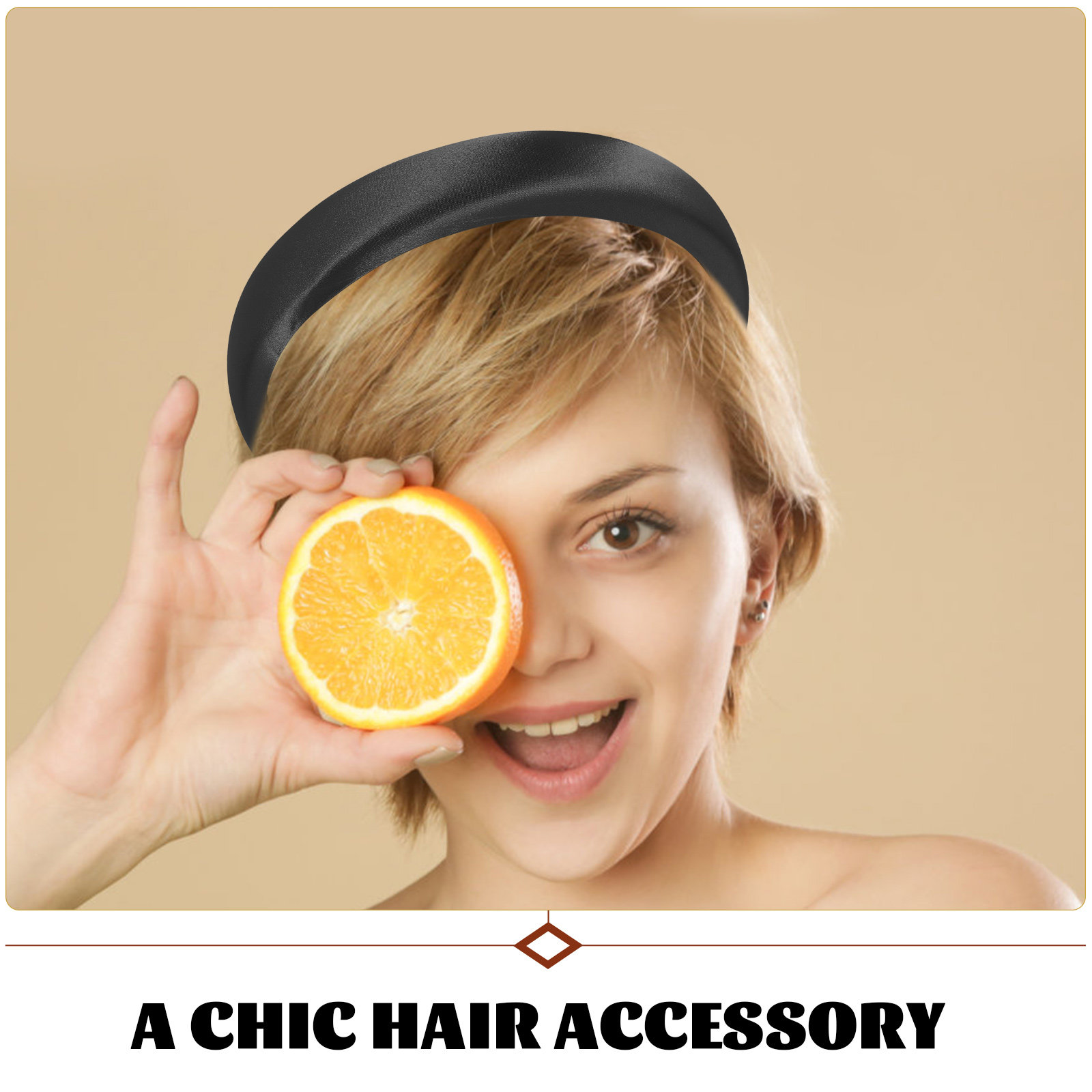 Travel Accessories Shops - Faixa de Cabelo de Cetim para
