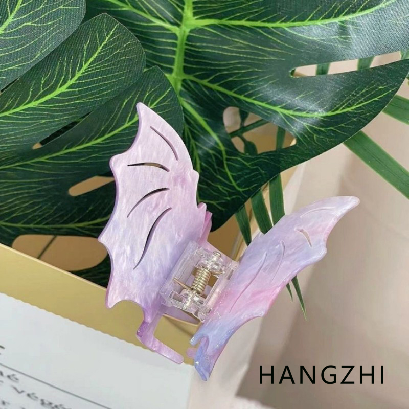 Travel Hair Accessories - HANGZHI-Clipe de Cabelo Roxo para Mulheres