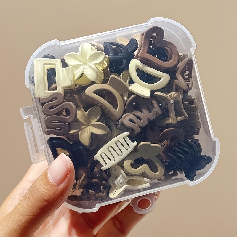 Travel Accessories For 10 Year Old Girl - 5/10/20/30 peças de clipes pequenos bege