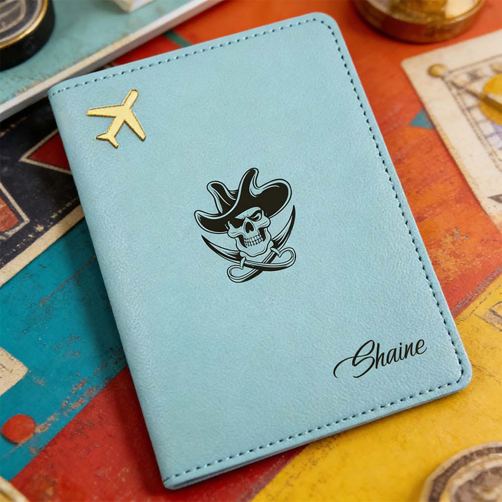Travel Accessories Best - Capa de Passaporte Personalizada com Nome,