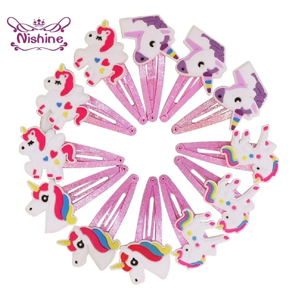 Travel Accessories For 10 Year Old Girl - Nishine 10 pçs/lote Unicórnio Grampos de