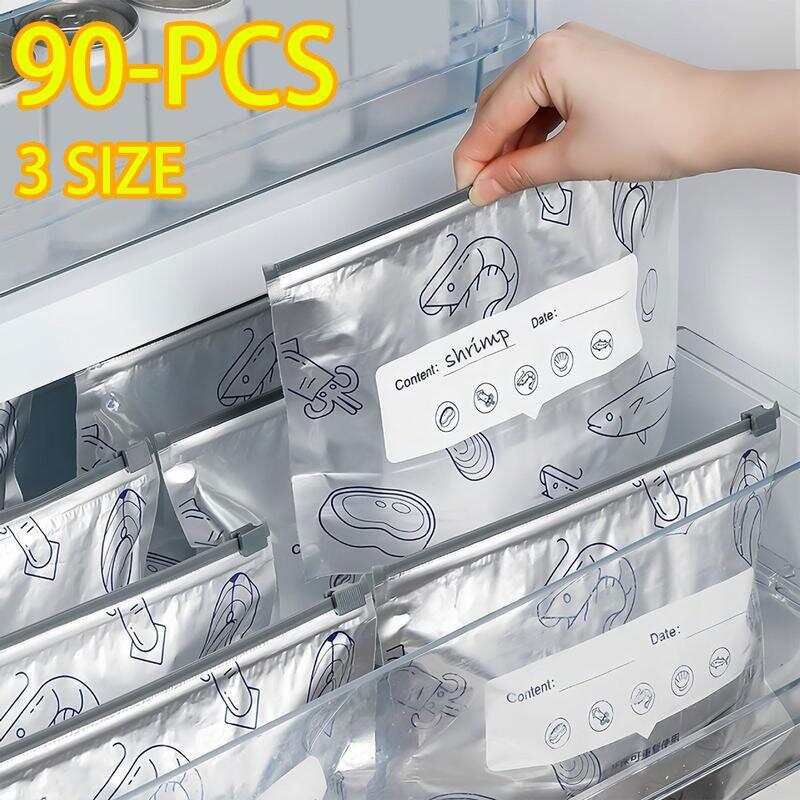 Conjunto de 90 Sacos de Armaze - Reusable Zip Bag avaliação e preço