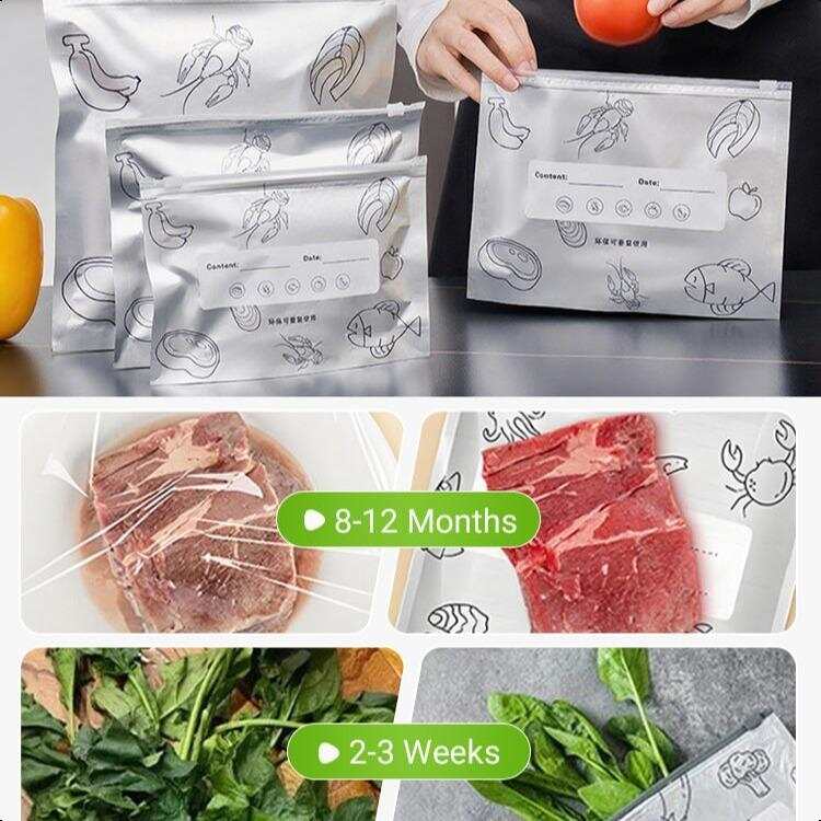 Conjunto de 90 Sacos de Armaze - Reusable Zip Bag avaliação e preço