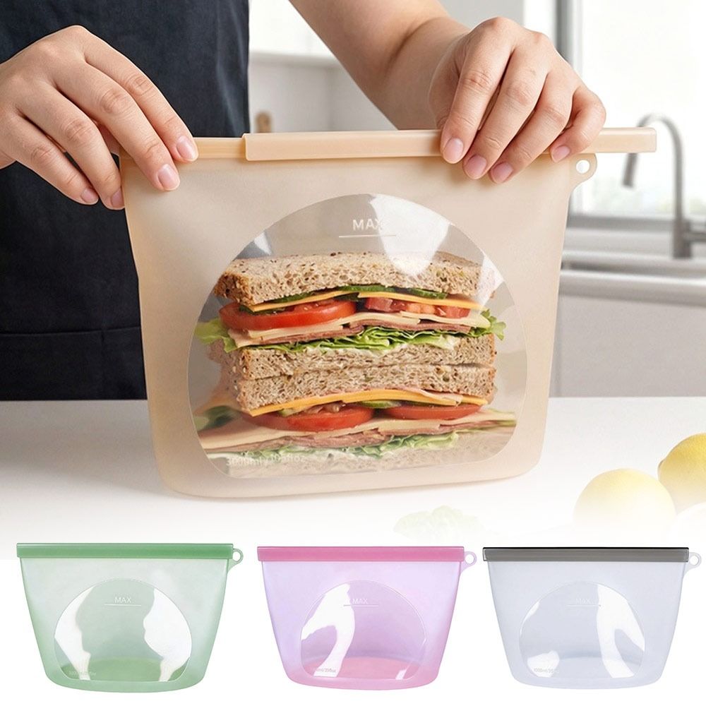 Saco de Silicone para Conserva - Reusable Zip Bag avaliação e preço