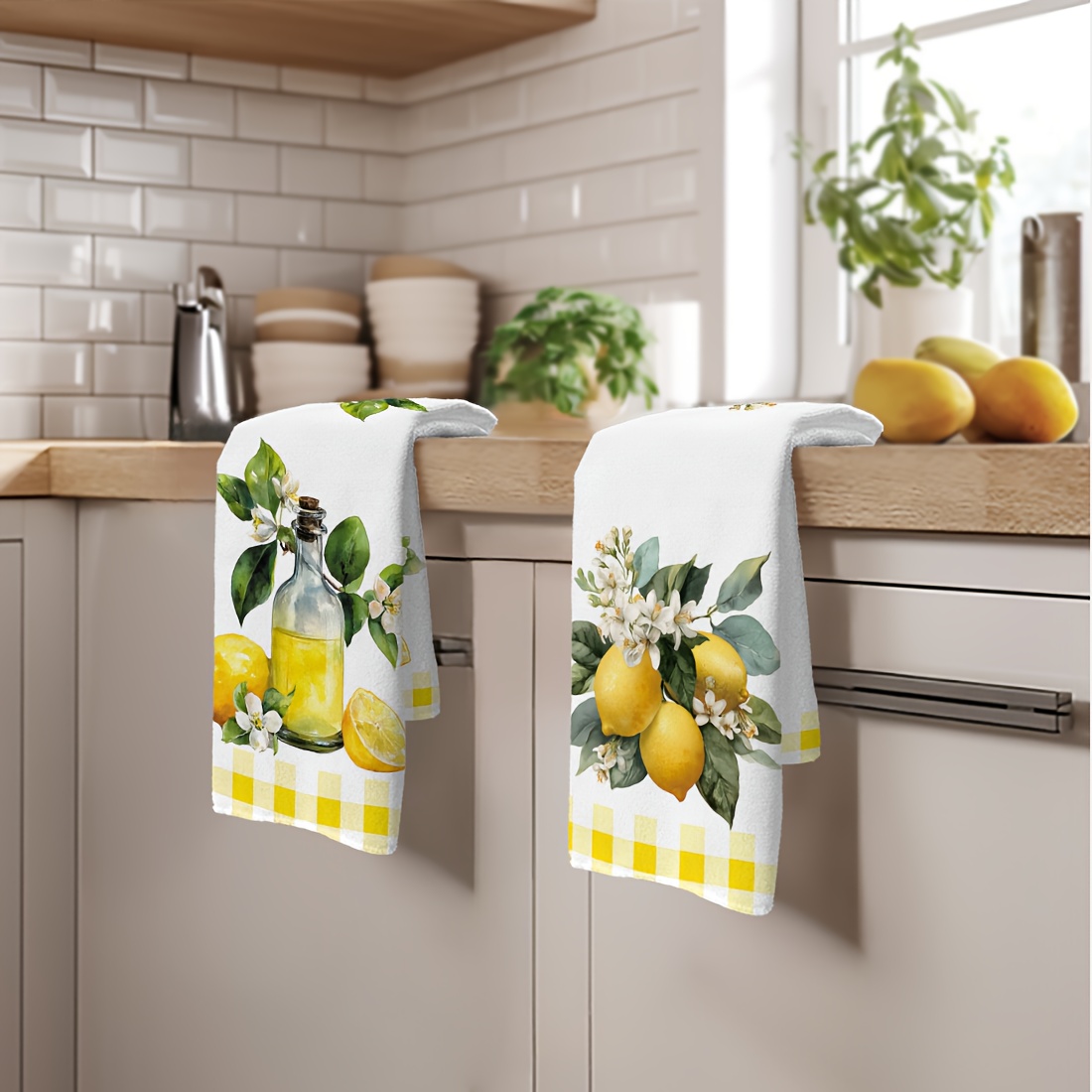 2 peças, pano de cozinha com p - Travel Accessories Best avaliação e preço