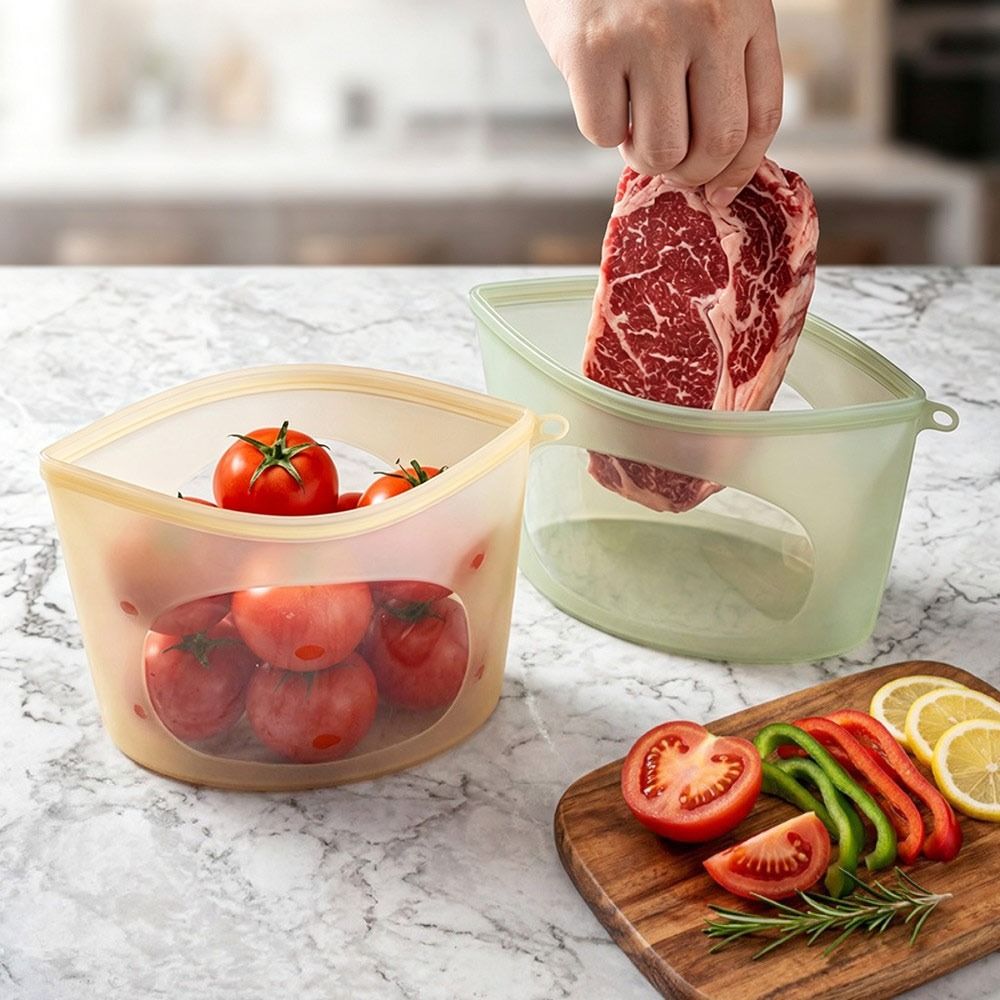 Saco de Silicone para Conserva - Reusable Zip Bag avaliação e preço