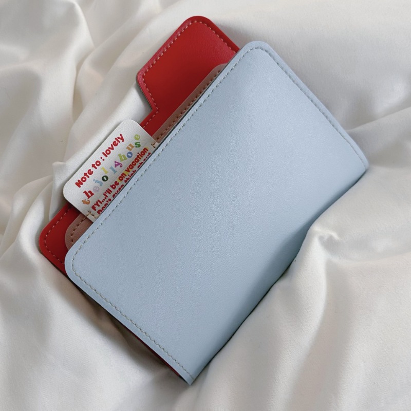 Ins bloco de cores porta-passa - Travel Accessories Pouch For Women avaliação e preço