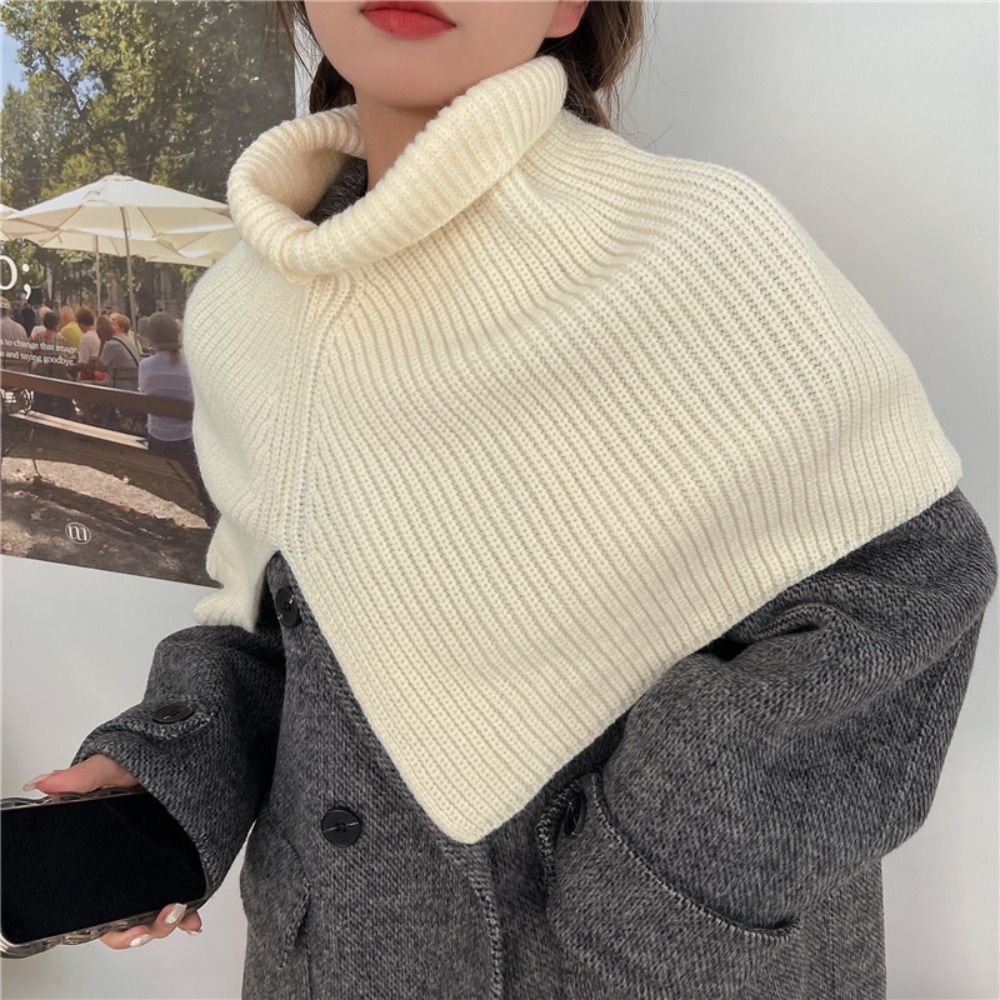 Cachecol de Tricô Retrô Grosso - Travel Accessories For Women avaliação e preço
