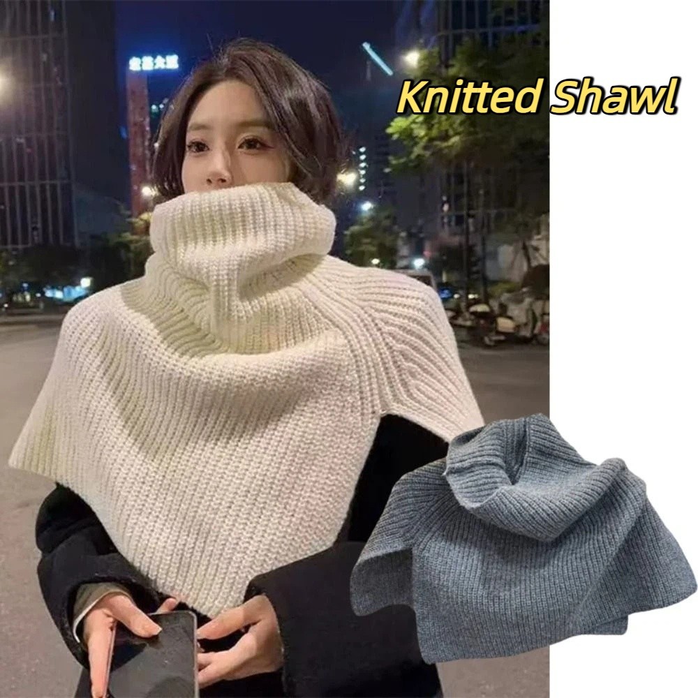 Cachecol de Tricô Retrô Grosso - Travel Accessories For Women avaliação e preço