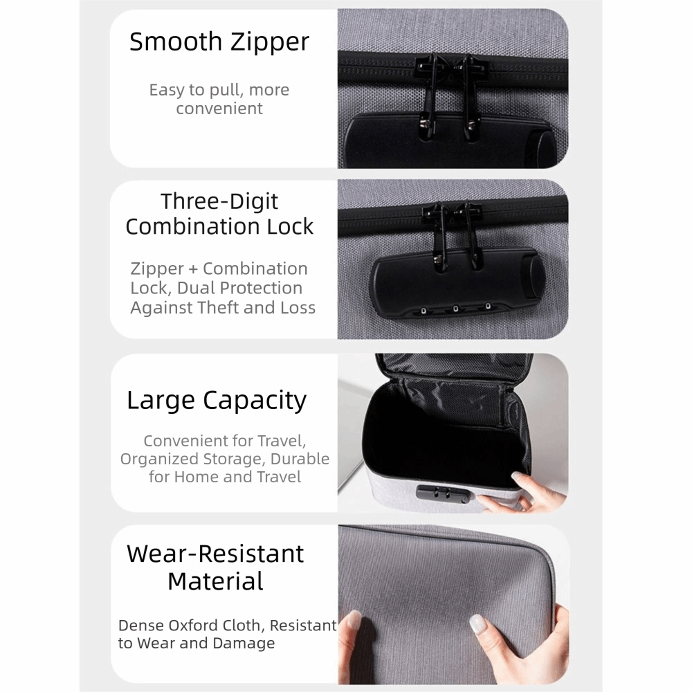 Bolsa de Viagem Portátil de Gr - Reusable Zip Bag avaliação e preço
