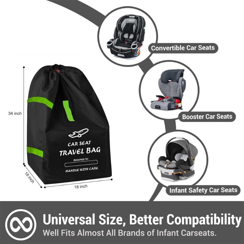 Capa de verificação para portã - Car Seat Travel Bag avaliação e preço