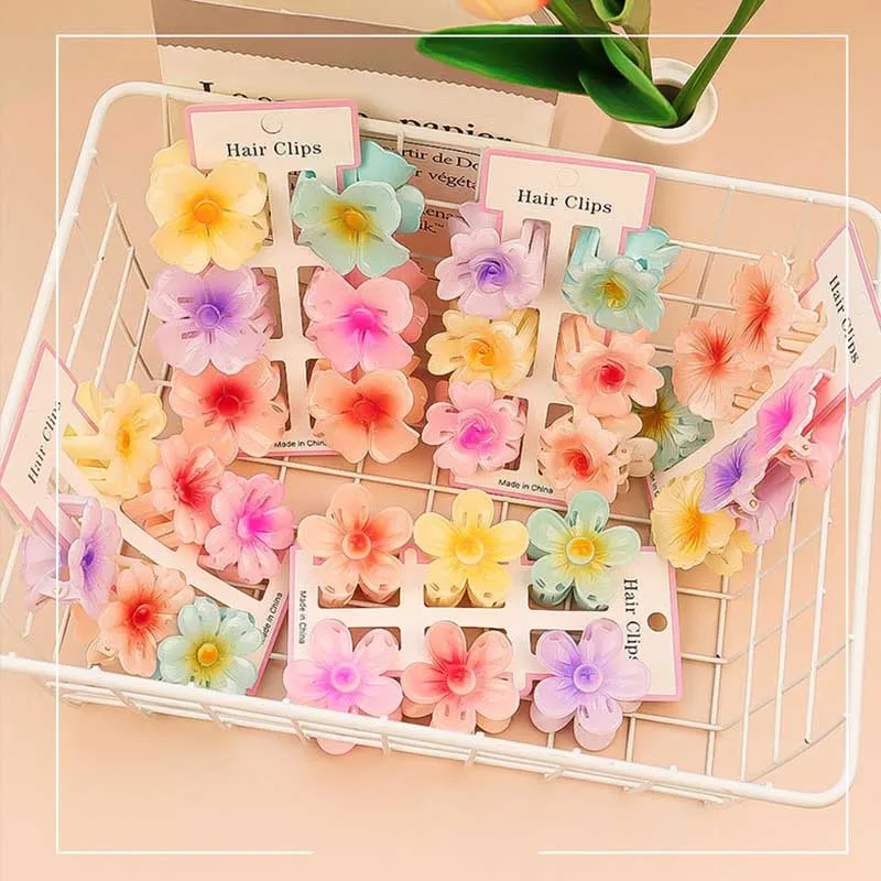 6 pçs moda colorida transparen - Travel Hair Accessories avaliação e preço