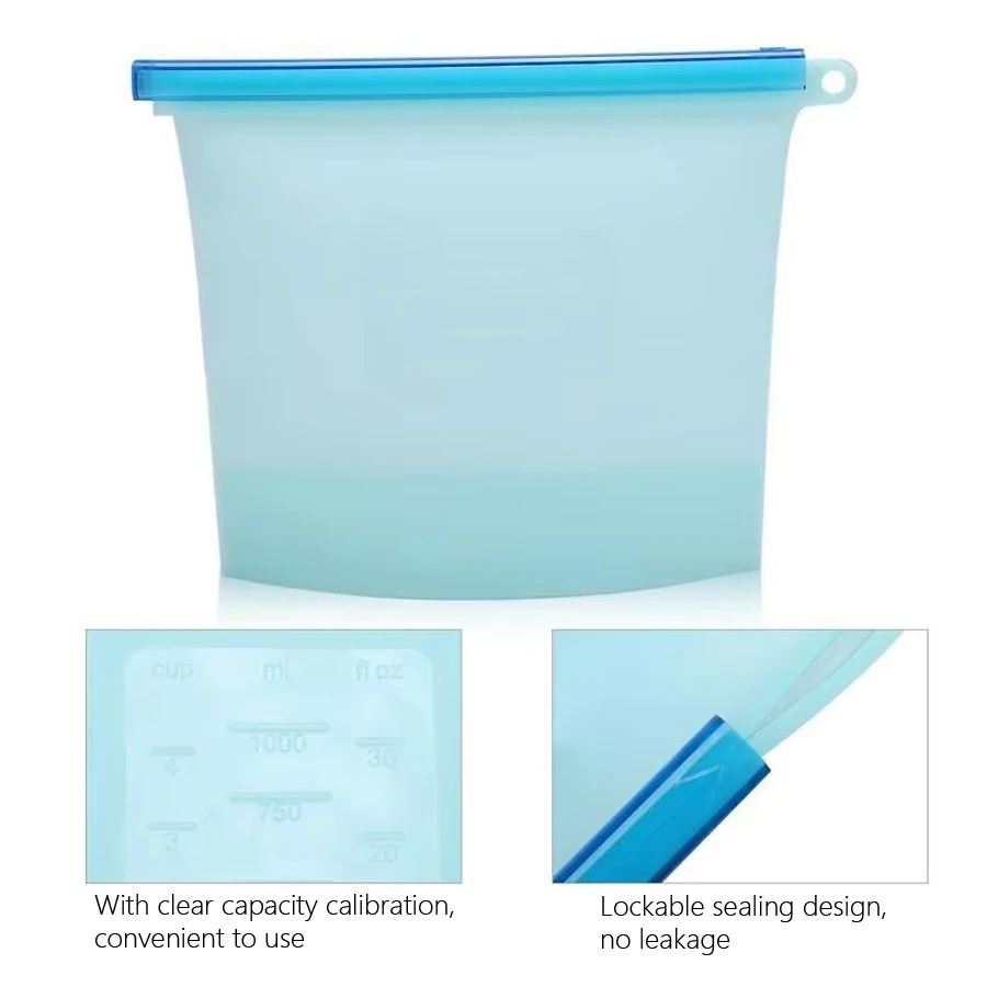 Saco de Armazenamento de Silic - Reusable Zip Bag avaliação e preço