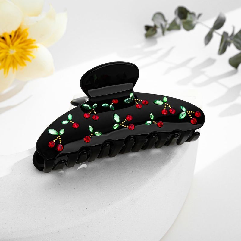 1 peça grampo de cabelo cereja - Travel Accessories Store avaliação e preço