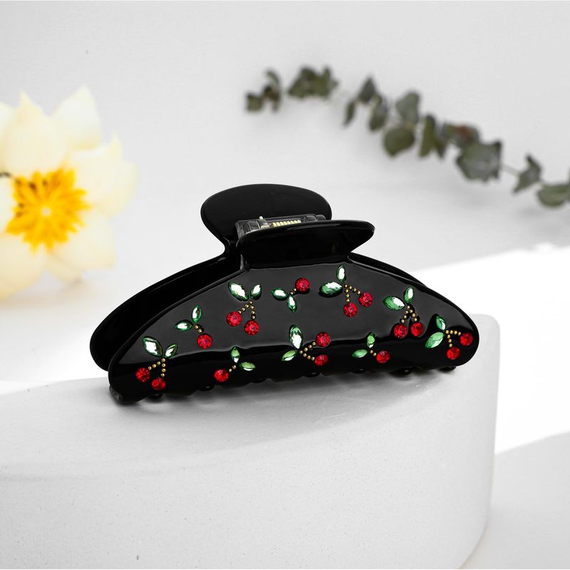 1 peça grampo de cabelo cereja - Travel Accessories Store avaliação e preço