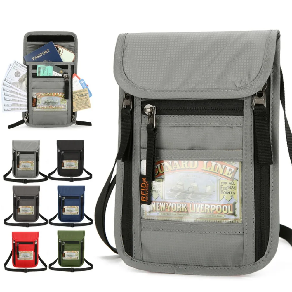 Carteira de Pescoço com Bloque - Travel Accessories Pouch For Women avaliação e preço