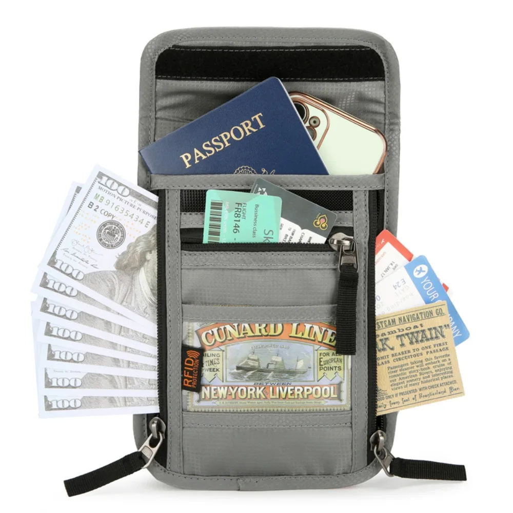 Carteira de Pescoço com Bloque - Travel Accessories Pouch For Women avaliação e preço