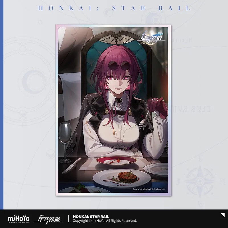 2025 anime mihoyo honkai: star - Travel Accessories Drawing avaliação e preço