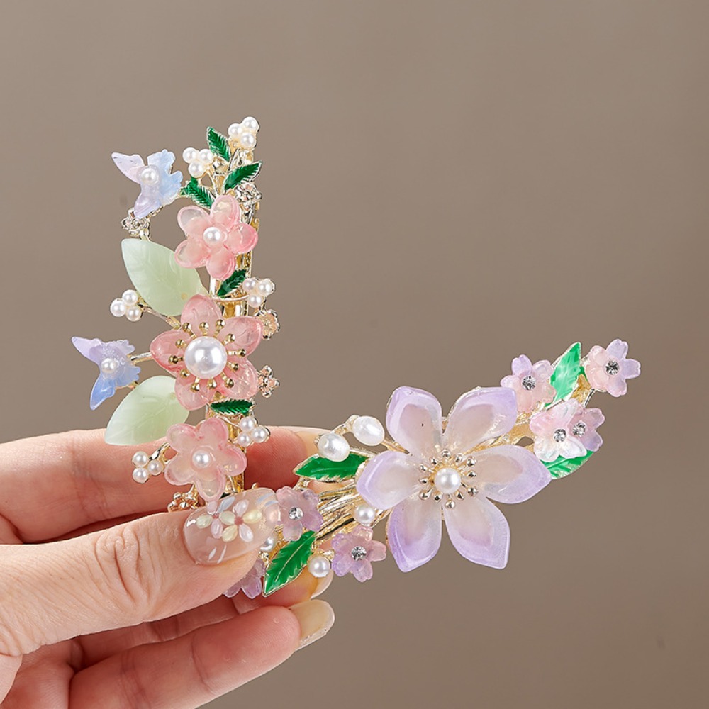 Presilha de Cabelo Floral Esti - Travel Accessories For Women avaliação e preço