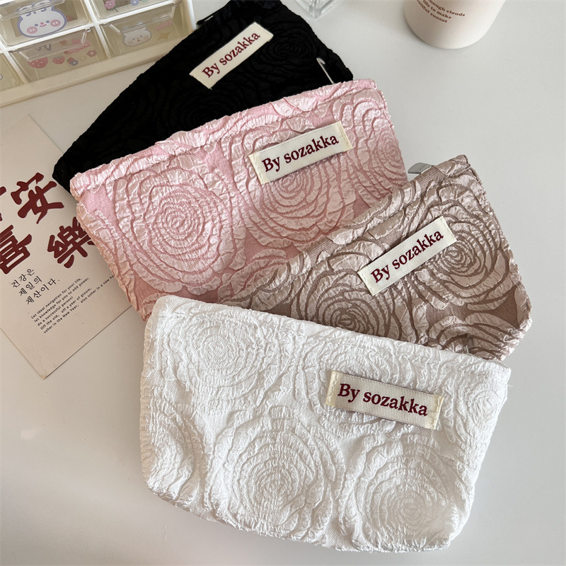 Flores em relevo francês Viage - Travel Accessories Pouch For Women avaliação e preço