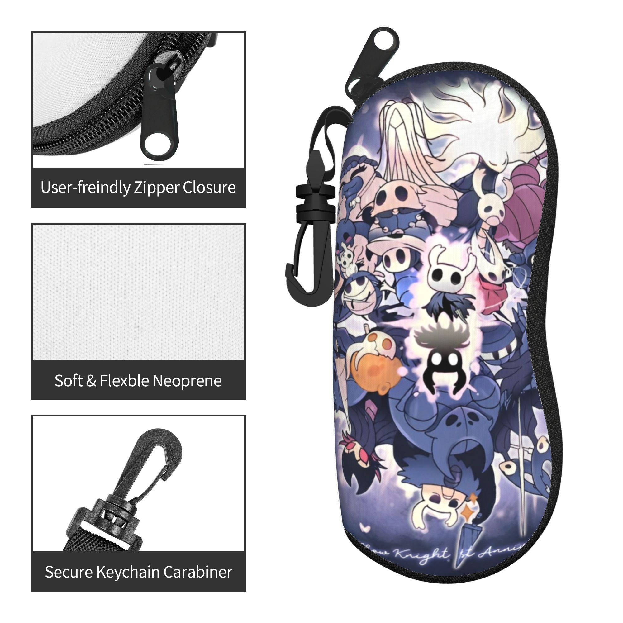 Capa para óculos hollow knight - Travel Accessories Pouch For Women avaliação e preço