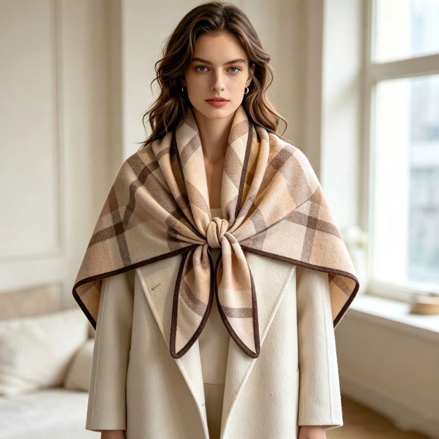 Cachecol de Inverno 100% Lã pa - Travel Accessories For Women avaliação e preço