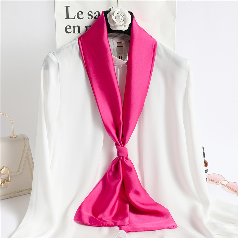 Lenço de Seda Longo Vermelho L - Travel Hair Accessories avaliação e preço