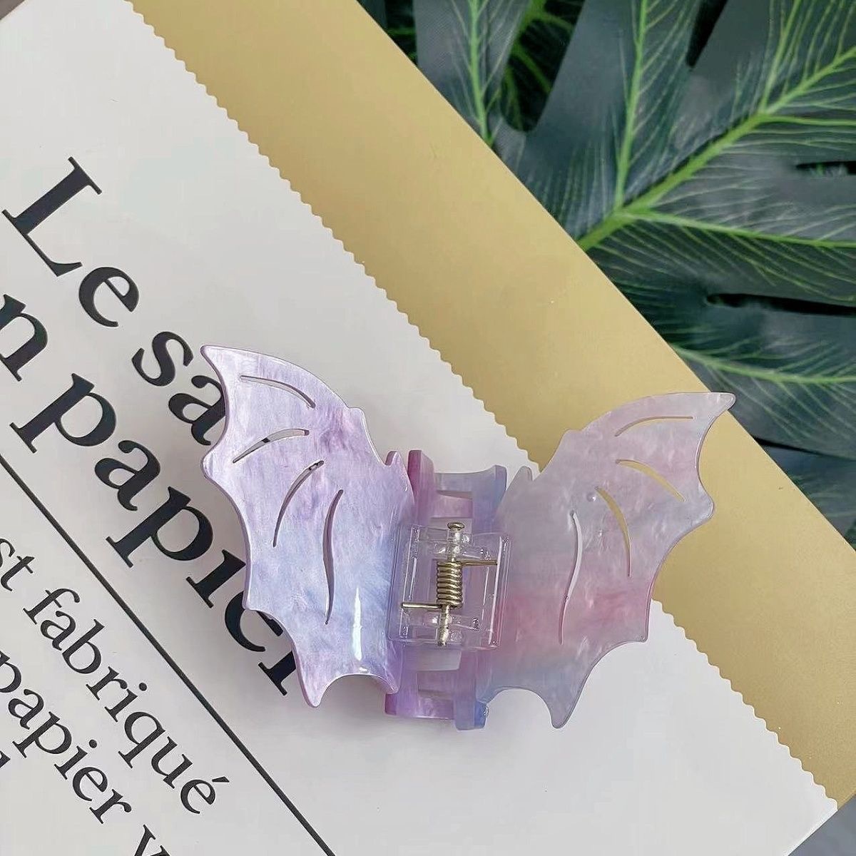HANGZHI-Clipe de Cabelo Roxo p - Travel Hair Accessories avaliação e preço