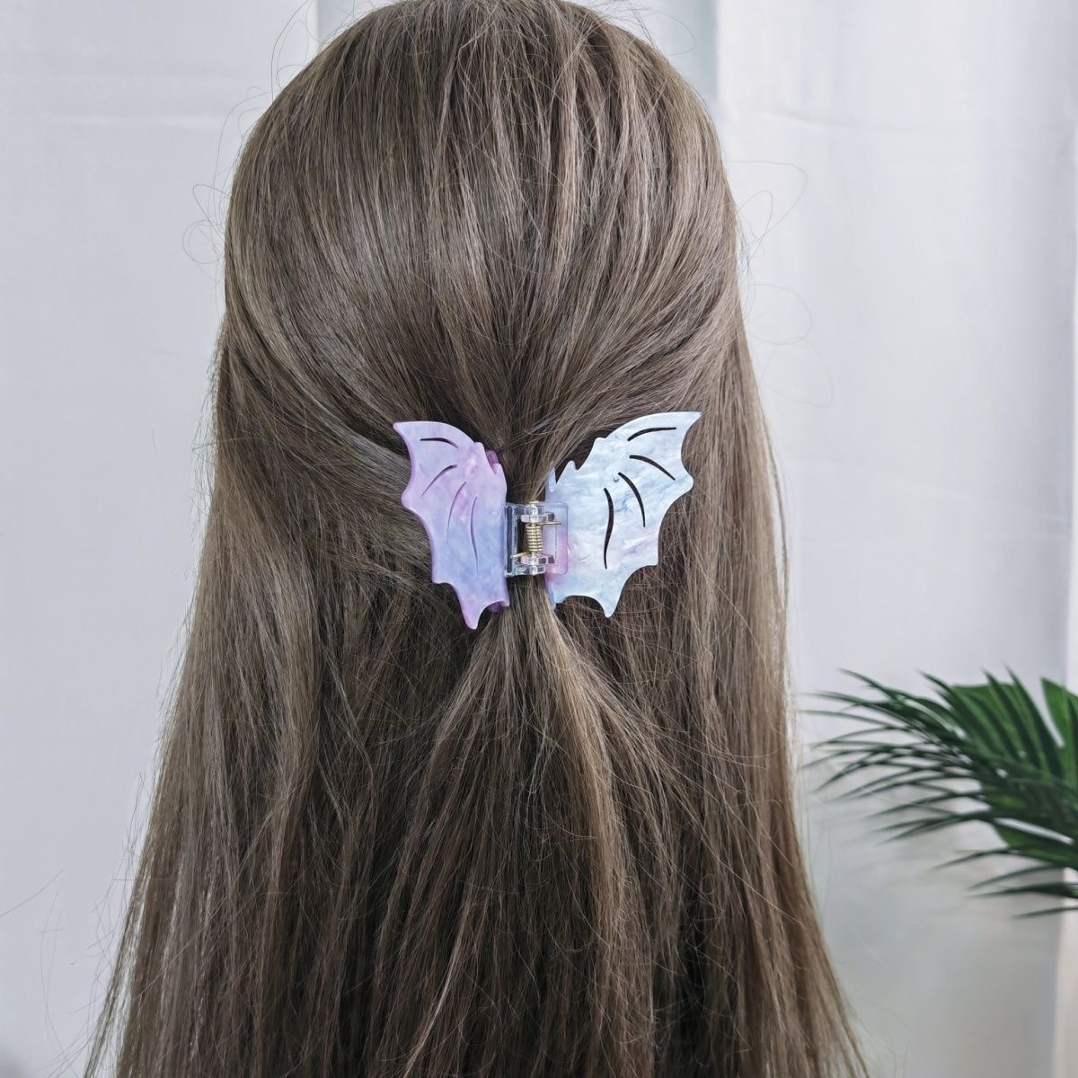 HANGZHI-Clipe de Cabelo Roxo p - Travel Hair Accessories avaliação e preço