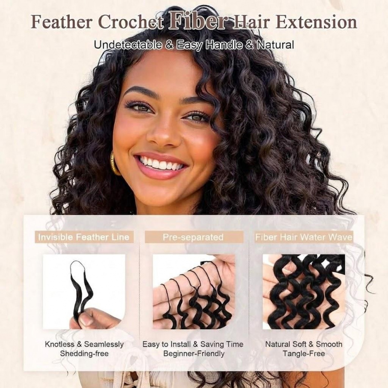 Extensões de Cabelo Sintético  - Travel Accessories For Women avaliação e preço