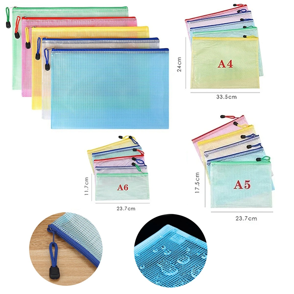 Pacote de 5/20/50/100 Unidades - Reusable Zip Bag avaliação e preço
