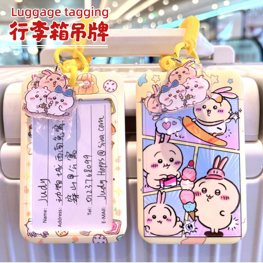 Etiqueta de Bagagem Chiikawa c - Travel Accessories For Japan Trip avaliação e preço