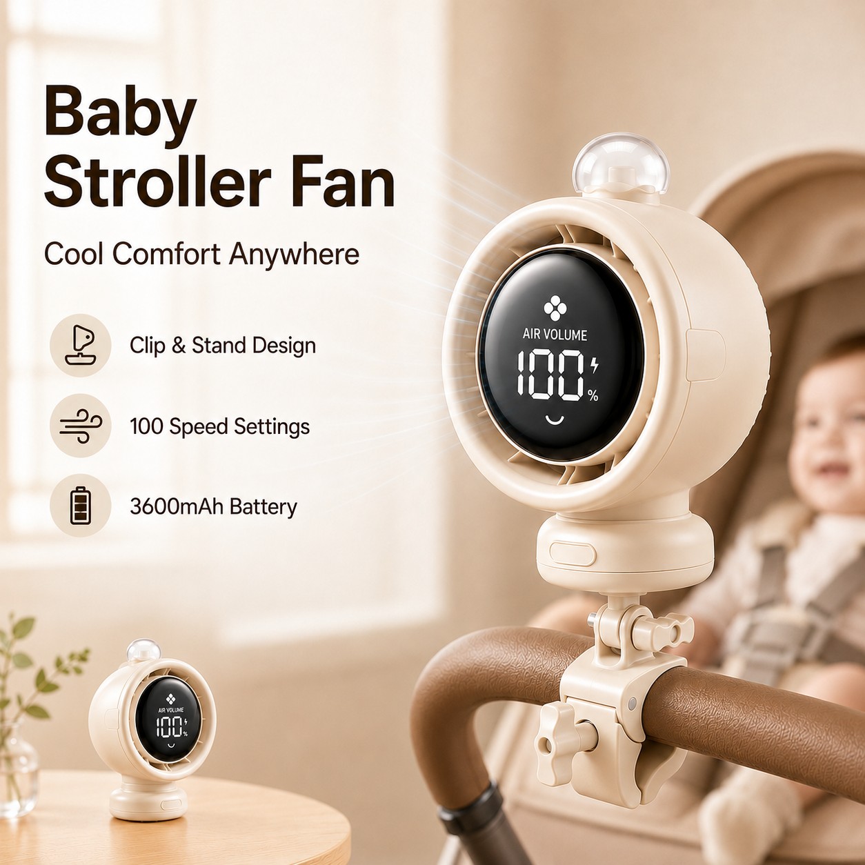 Novo Ventilador Portátil para  - Car Seat Travel Bag avaliação e preço